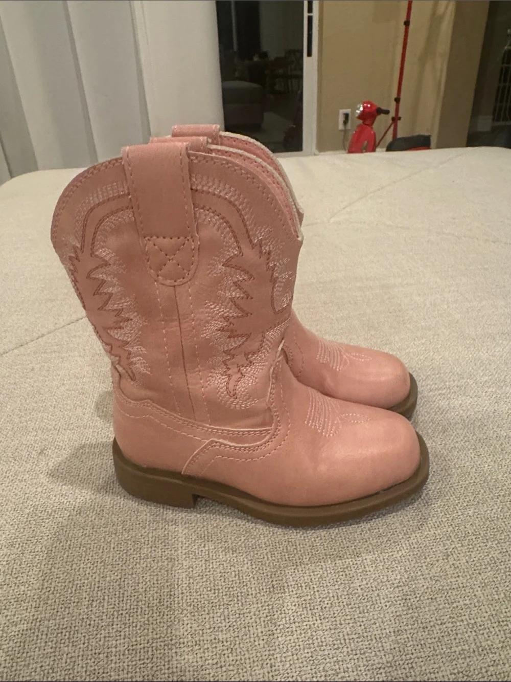 Pink Kids Western Cowboy Boots